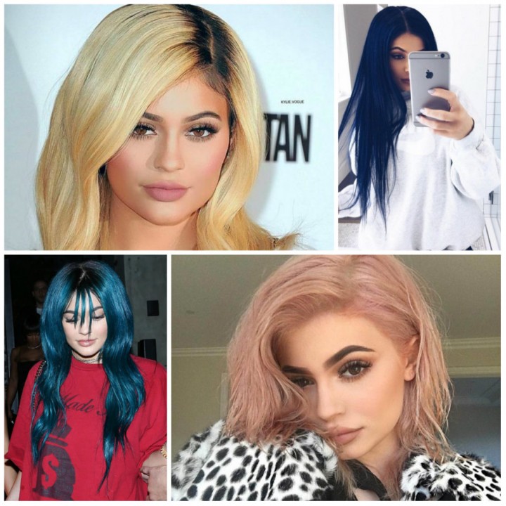 kylie saç renkleri 2017-2018