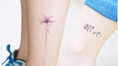 Kadınlar İçin 51 Ayak Bileği Dövmesi 2020