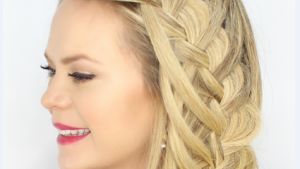 Basamaklı Yandan Şelale Örgülü Saç Modeli Nasıl Yapılır?