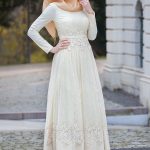 Tesettür nikah elbisesi