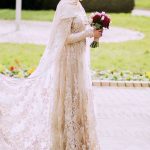 Tesettür nikah elbisesi