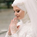 Tesettür nikah elbisesi