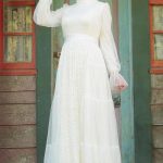 Tesettür nikah elbisesi