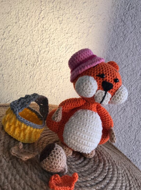 Amigurumi sincap tarifi