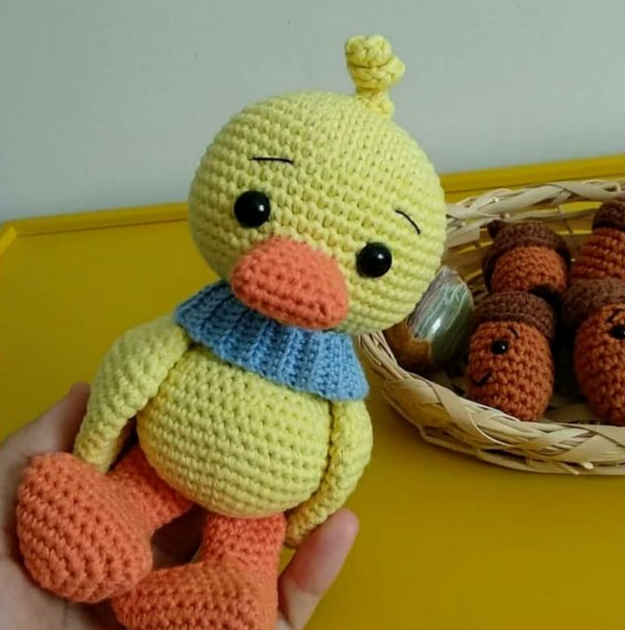 Sevimli Ördek amigurumi tarifi