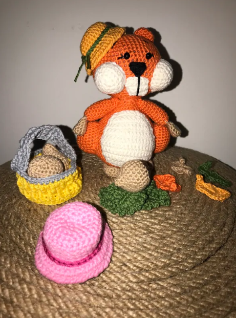 amigurumi sincap yapımları