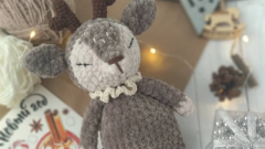Kadife İpten Geyik Amigurumi Tarifi