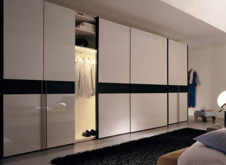 raylı dolap model