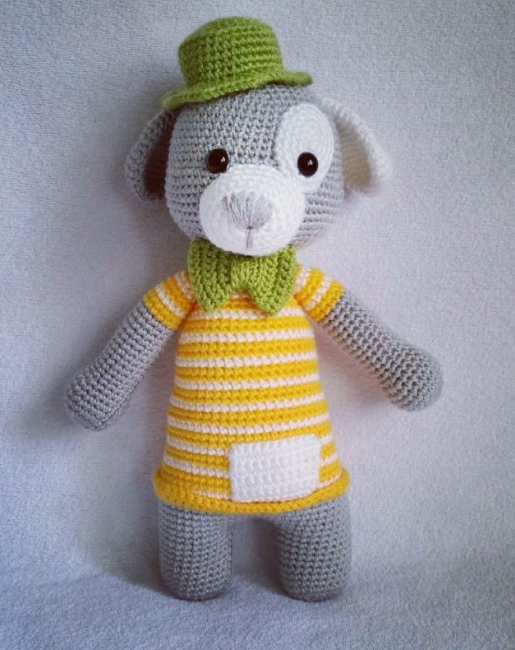 şapkalı köpek amigurumi tarifi