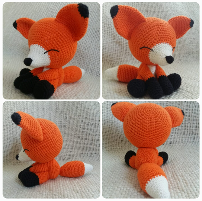 sevimli tilki amigurumi tarifi